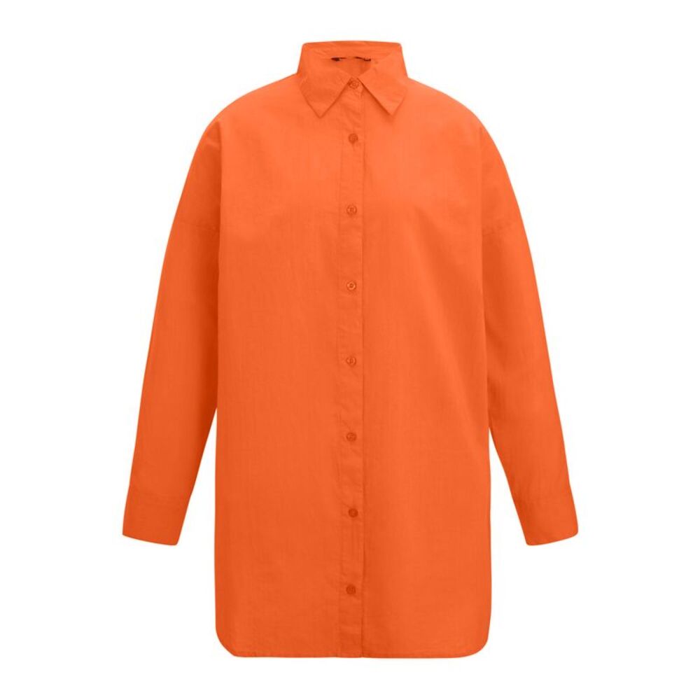Regatta Womens/Ladies Prena Cover Up Plain Beach Shirt / Tangerine Tango